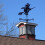 Μεταλλικά ανεμοδείκτες Adifare Black Witch Shape Weathercock 75x40cm Δείκτης κατεύθυνσης ανέμου 4