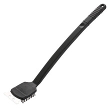 Brosse Ă barbecue sans poils SUSUchens avec grattoir vapeur en acier inoxydable, outil de nettoyage de grilles multi-usages, taille F