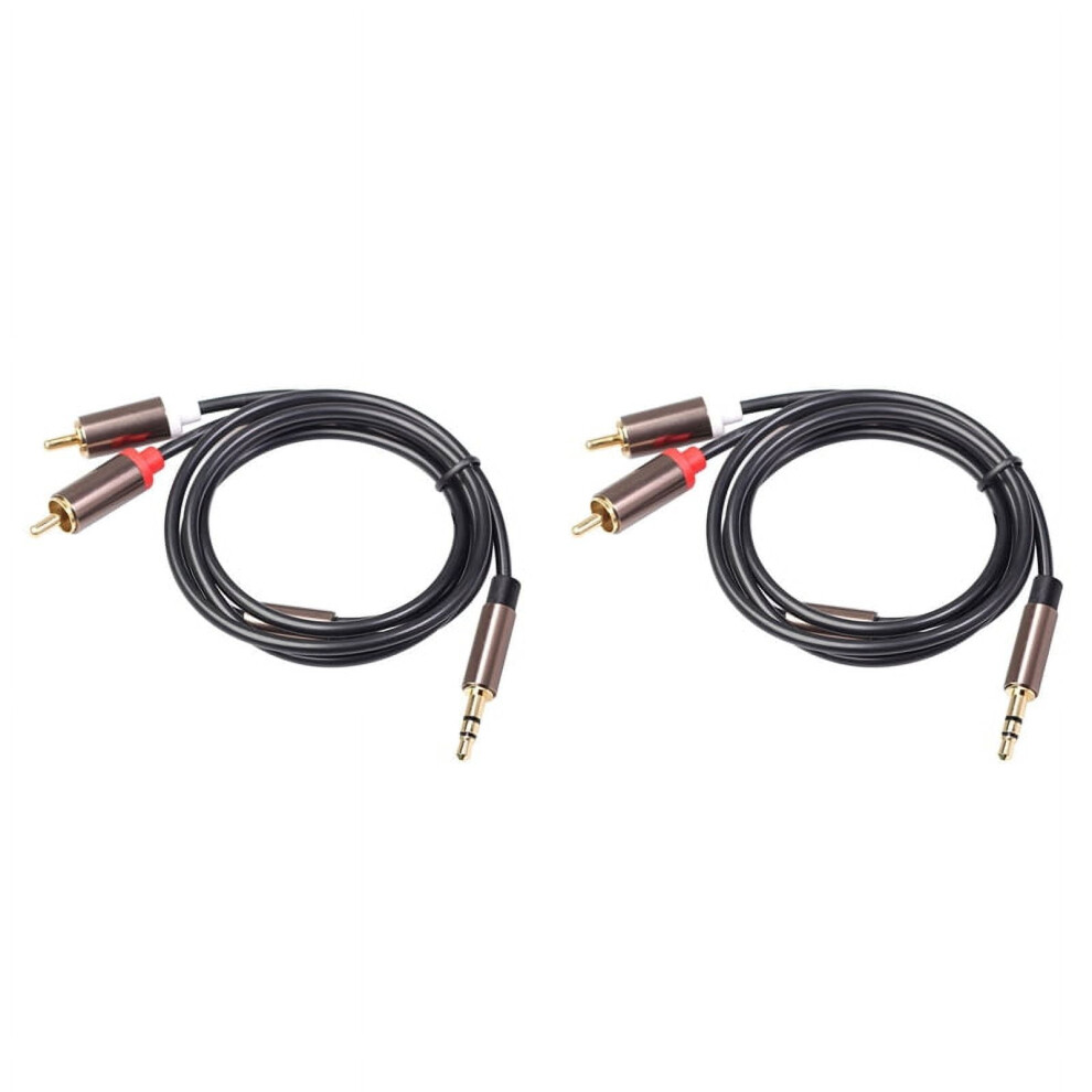 2X Rca Cable Hifi Stereo 3.5Mm To 2Rca Audio Cable Aux Rca Jack 3.5 Y Splitter For Amplifiers Audio Car Aux Mobile Phone 9173940159280