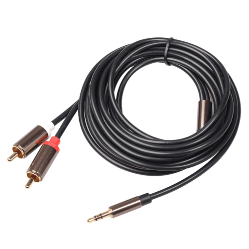 Καλώδιο 2x RCA Hifi Stereo 3.5mm σε 2RCA Καλώδιο ήχου Aux RCA Jack 3.5Y Splitter για ενισχυτές ήχου 2