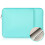 Bolsa universal impermeável com zíper duplo colorido para laptop, capa protetora para notebook, azul claro, 15,6 polegadas. 1