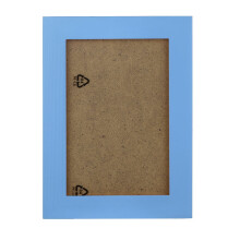 XIUH Home Decoration Hangs Home Decor Wooden Picture Frame Wall Mounted Hanging Photo Frame (Blue)