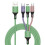 Καλώδιο δεδομένων SUSUchens Universal Fast Charging 3in1 Liquid Silicone Καλώδιο φόρτισης Micro USB Type-C 8 2