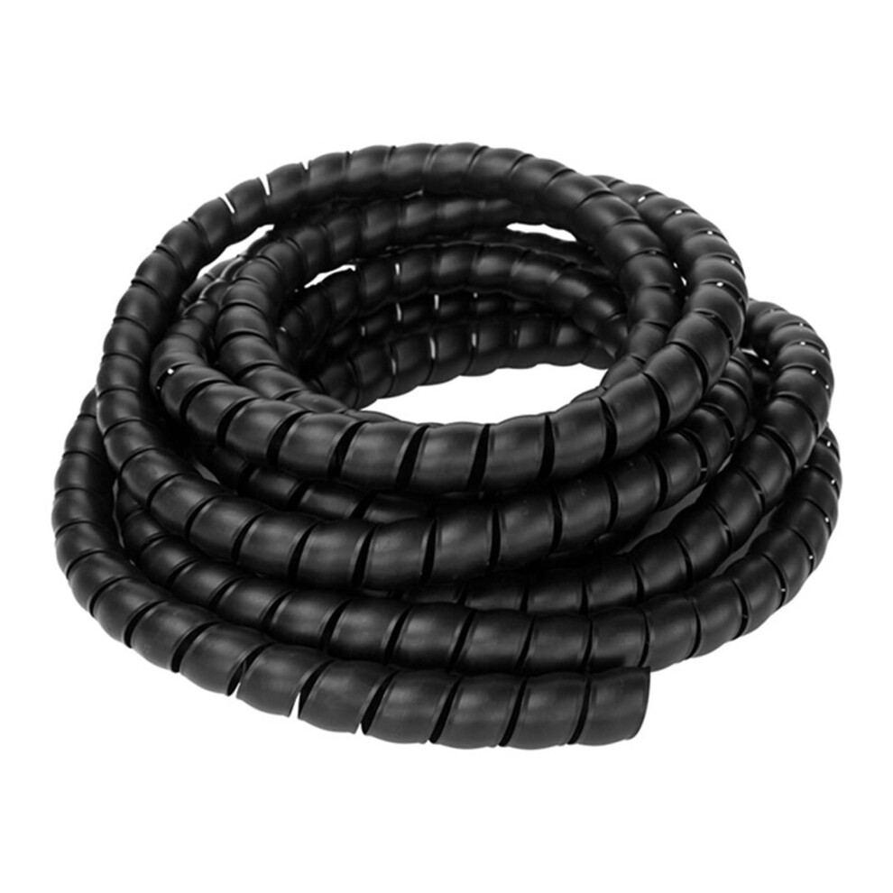 Cable Management Sleeve 5M 12Mm Black Spiral Cable Wrap For Wire Protection Reusable Flexible Organizer 9164114975485
