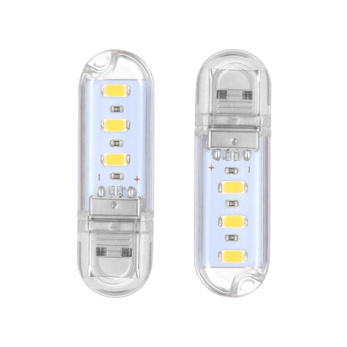 LEDMOMO2PCS USB LED Φωτιστικό βιβλίου Μίνι φορητό U Disk Νυχτερινό φωτιστικό υπολογιστή