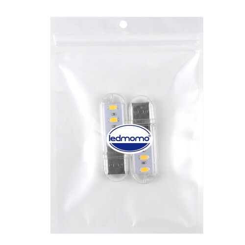 LEDMOMO2PCS USB LED Φωτιστικό βιβλίου Μίνι φορητό U Disk Νυχτερινό φωτιστικό υπολογιστή 2