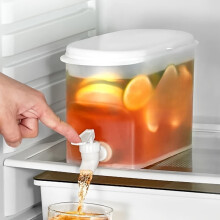 Μοντέρνος Διανομέας Ποτών 118,35oz με Βρύση, Ασφαλής στο Ψυγείο για Λεμονάδα & Κρύα