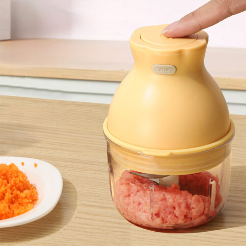 Electric Garlic Mash Device Wireless Garlic Masher Small Crusher Multi Functional Meat Grinder 1