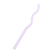 Colorful Glass Straws Reusable Drinking Straw for Smoothies Cocktails Eco Friendly High Borosilicate Glass Drinkware Accessories