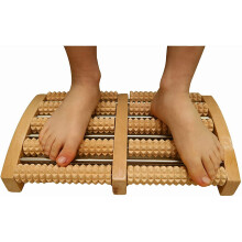 Roofei Grote Dubbele Voetmassageroller - Shiatsu Massage voor Voet, Been en Rug. Verlicht Pijn, Plantar Fasciitis en Stress. Compatibel met Originele