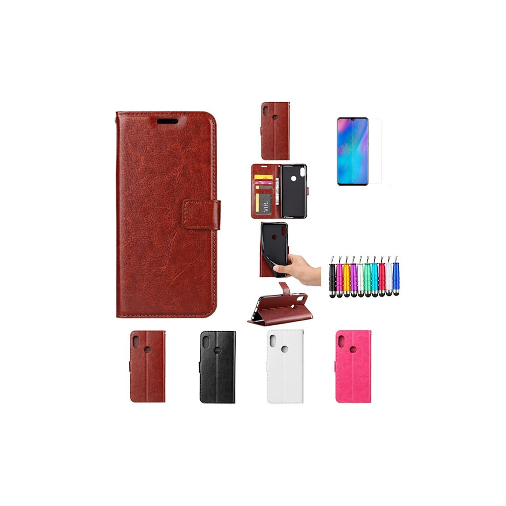 Protect Your Compatible With Huawei P30 Lite - Leather Case! Pink 9448196174722