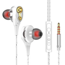 jixopn3.5mm sport fülhallgató zajszűrős fülbe helyezhető sztereó zenei fejhallgató dinamikus kiegyensúlyozott armatúra sport vezetékes