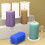 3 moldes 3D de silicona para velas DIY con forma geométrica. Moldes hechos a mano. 1
