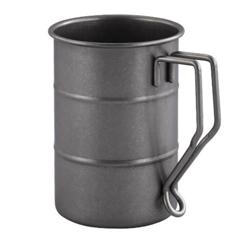 Κούπα μπύρας 350Ml/12Oz ρετρό βιομηχανικού στυλ 304Κούπα από ανοξείδωτο ατσάλι, 2