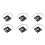 6X Θήκη επιτραπέζιου υπολογιστή DC12V0.16A60mm2Pin ανεμιστήρας ψύξης 2