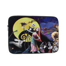 Husă pentru laptop Coșmar înainte de Crăciun, husă de protecție rezistentă la șocuri cu buzunar pentru accesorii, husă de transport pentru