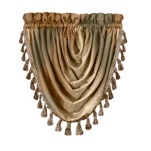 Achim Ombre Φως Κουρτίνας με Φιλτράρισμα Καταρράκτη, Γη, 46x42 2