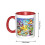 Κεραμική κούπα Pokemon 11oz κόκκινη, χαριτωμένο φλιτζάνι καφέ συμβατό με τις γιορτές 2