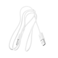 2 st 1 m USB till 3,5 mm laddningskabel Creative Aux biltelefonsladd datasynkroniseringsladdningskabel för bilstereotelefoner (vit)