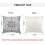 Μαξιλαροθήκες Boho 20x20 ίντσες, Περσικό χαλί, πορτοκαλί μπλε, vintage λινές θήκες για 2