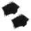 2000 stk. sort nylon kabelbinder fastgørelsesfolie 95 mm x 2 mm 1