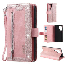 Klapphülle kompatibel mit Samsung Galaxy S24+9, Kartenfächer, Brieftasche, Trageschlaufe, PU-Leder, Ständer