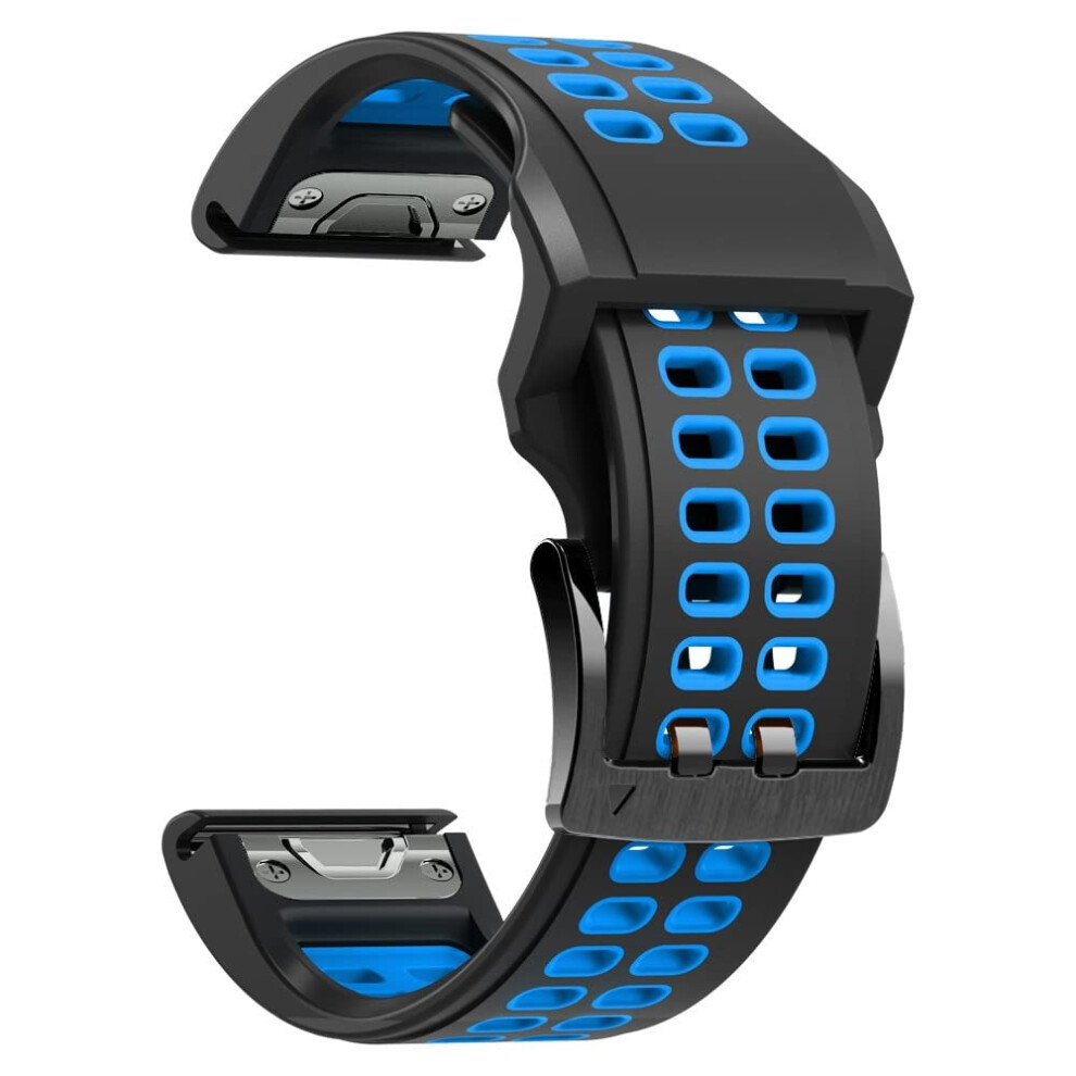 26Mm Quickfit Silicone Watch Band Replacement Strap For Garmin Fenix 6X Pro And Enduro 9044945209174