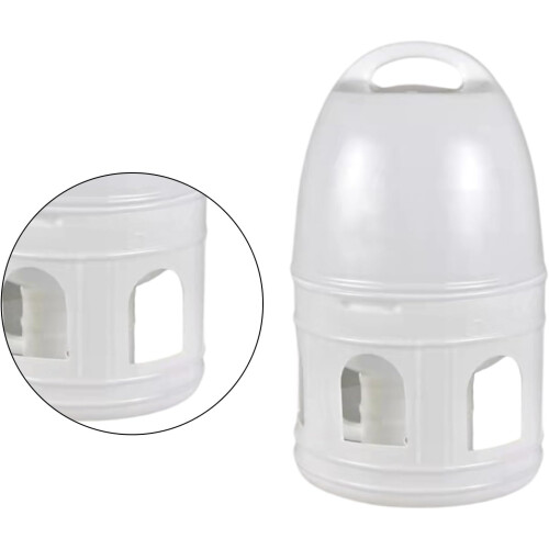 10L Automatic Pigeon Water Dispenser with Hanging Handle, Large Capacity Bird Feeder Drinker 1