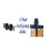 2pc Sliding Barn Door Hardware Set Black Anti-jump Disk Block 5