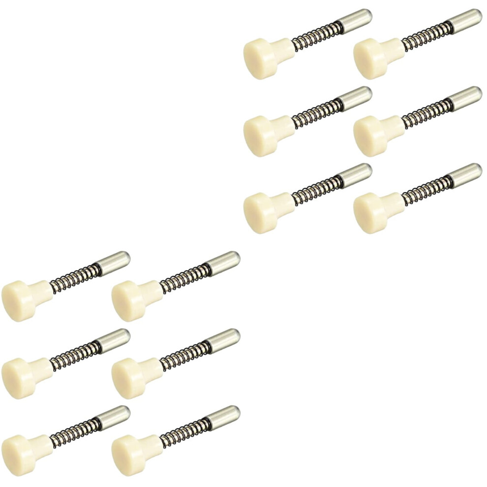 12 Pcs Plunger Baby Crib Spring Pin Easy Installation Crib Pin Bed Spring Latches Mini Crib Latch