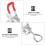 Eease 2Pcs Heavy Duty Toggle Clamp Latch for Box Case 4