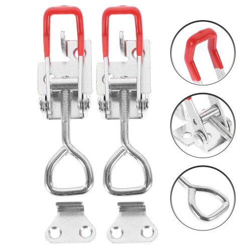 Eease 2Pcs Heavy Duty Toggle Clamp Latch for Box Case 2