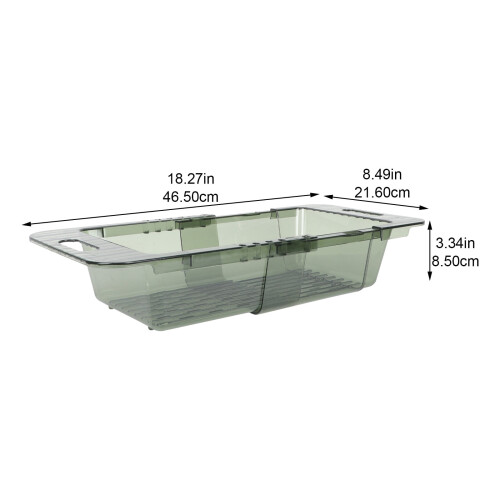 Égouttoir à légumes extensible pour évier de cuisine 1
