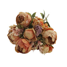 Miayilima13Core Bedekte Pioenroos Simulatie Pioenroos Woonkamer Huis Tafel Decoratieve Bloemen Kunstbloemen Ornamenten