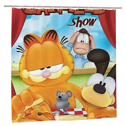 Κουρτίνα ντους Garfield Movie, αδιάβροχες διακοσμητικές κουρτίνες μπάνιου από