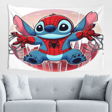 Nástěnná tapiserie Stitch Wall Home Wall Art Decor pro chlapce a dívky Ložnice Dekorace Obývací pokoj 60*40 palců