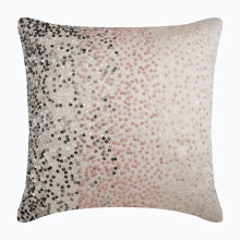 Pudebetræk, kompatibel med 14x14 tommer puder, dekorative lyserøde silkebetræk, håndlavede ombre pudebetræk, moderne prinsesseglitterdesign