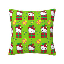 Hello Kitty mønster fire årstider universelt pudebetræk firkantet stofpudebetræk egnet til sovesofa soveværelse stue dekoration 20"x20"