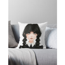AIVO Wednesday Addams Sierkussenhoezen Kussenhoes Bank Tweezijdig