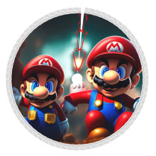 Leuke cartoon kerstboomrok, Super Mario kerstboomrok voor kerstboomversiering, feestdecoratie - 76 cm
