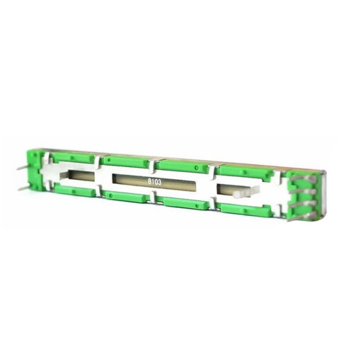 husxh B103 10K Ohm75mm ευθεία συρόμενη επένδυση ποτενσιόμετρο διπλού καναλιού γραμμικό