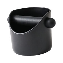 Espresso-bankebokse, aftagelige barbokse i rustfrit stål, bankebokse til kaffe og espressogrums, skridsikker bund, espressotilbehør, sort, stil B