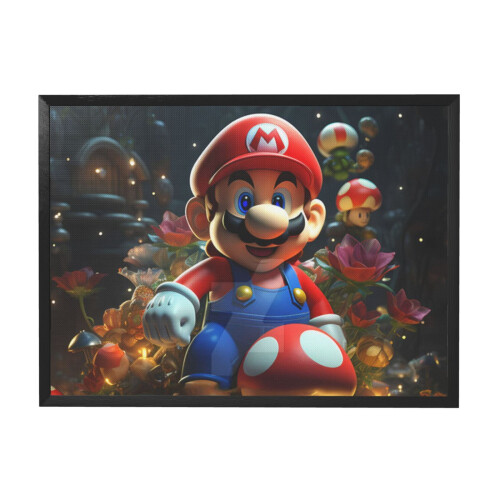 Διακοσμητική Τέχνη Τοίχου Super Mario - Διακοσμητική Τέχνη Τοίχου με Πλαίσιο
