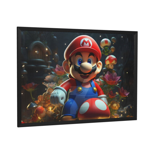 Διακοσμητική Τέχνη Τοίχου Super Mario - Διακοσμητική Τέχνη Τοίχου με Πλαίσιο 1