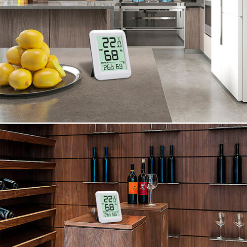INF Wireless indoor/outdoor thermometer and hygrometer White 1