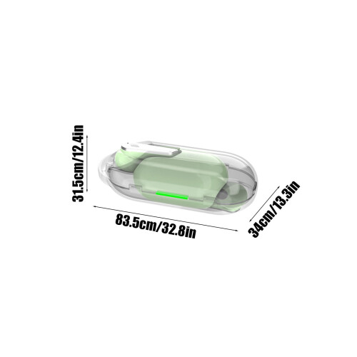 Διαφανή ακουστικά Bluetooth, ημι-ενδοαυτί σχεδιασμός, ακύρωση θορύβου, μεγάλη 2