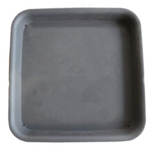 Square Plastic Plant Pot Saucer Tray Modern Decorative Flower Pot Tray for Garden and Indoor Use