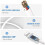 2 pcs suitable for compatible with iPhone headphone jack adapter lightning to 3.5 mm headphone audio adapter 3