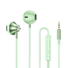 Kompatibel med Samsung Galaxy S24/S23/S22Ultra, HiFi Surround Sound In-Ear USB-C 3.5mm trådbundna hörlurar med mikrofon, gröna