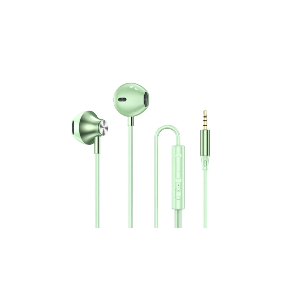 Compatible With Samsung Galaxy S24/S23/S22 Ultra, Hifi Surround Sound In-Ear Usb-C 3.5Mm Wired Earbuds With Mic, Green 9149926038306